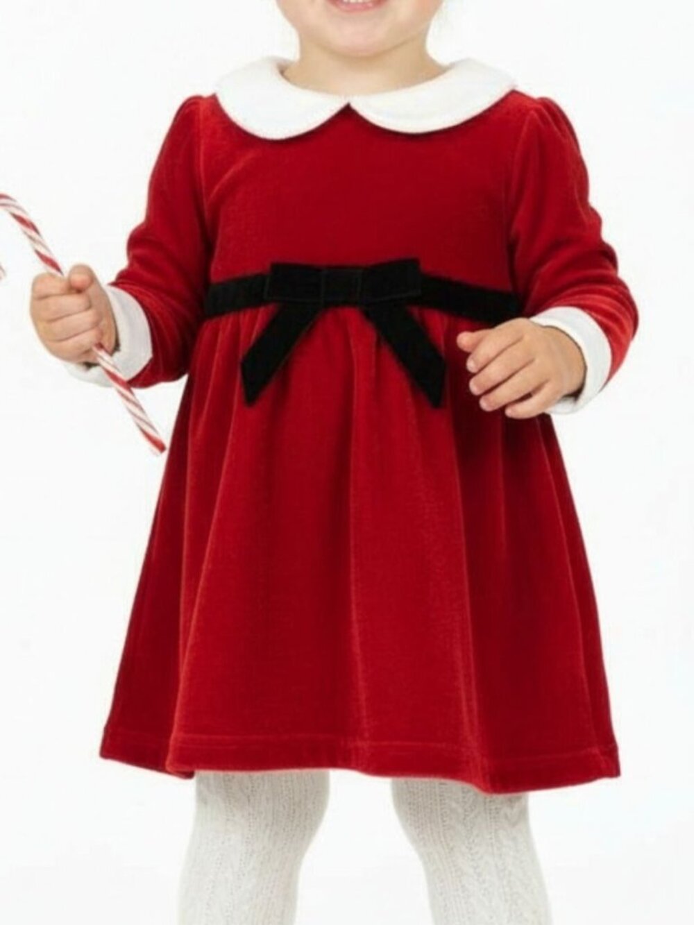 Evy of California Toddler's 18M Red Velvet Christmas Dress Vintage 1980s-90s